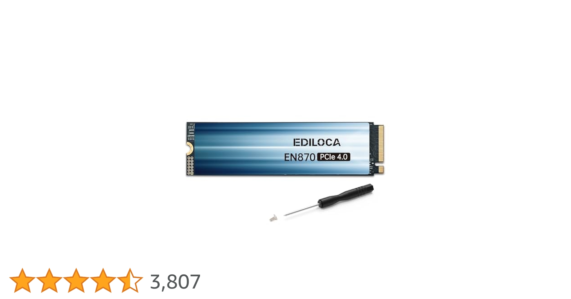 【M.2SSD】EDILOCA EN870 2TB SSD Amazon.com: Ediloca 2TB SSD NVMe M.2 2280 PCIe Gen4 x4